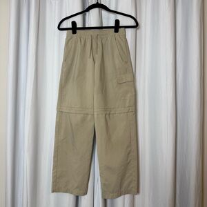 Columbia Kids Convertible Hiking Pants UPF 40+ Omni-Shade Size M 10/12 Tan